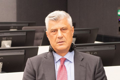 Hashim Thaçi, accused in the Hashim Thaçi et al. case at the Kosovo Specialist Chambers in The Hague